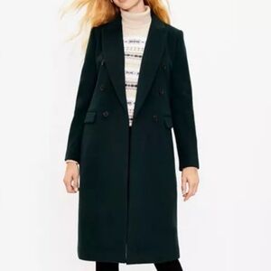 LOFT Double Breasted Coat Medium